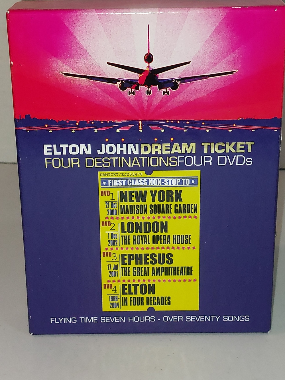 Elton John Dream Ticket Four Destinations DVD Box Set